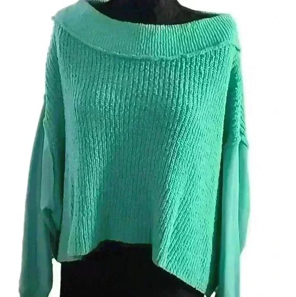 Freepeople off shoulder sweater sz xsmall - Picture 1 of 4